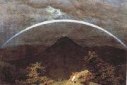Caspar David Friedrich Mountain Landscape with Rainbow (mk10) oil painting reproduction